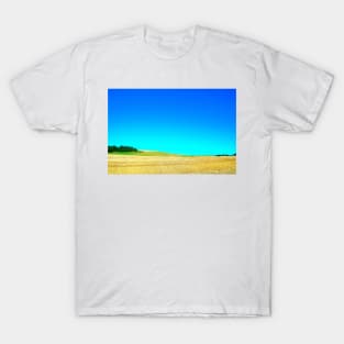 Scenery from Chiaravalle Abbey with cultivated fields T-Shirt